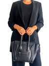 Bolso "Drummed Calfskin Micro Luggage"