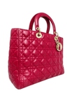 Bolso "Lambskin Cannage Large Lady Dior"