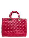 Bolso "Lambskin Cannage Large Lady Dior"