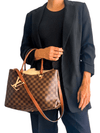 Bolso "Damier Ebene LV Riverside"
