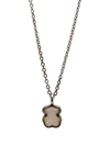 Collar "New Color de Plata con Cuarzo"