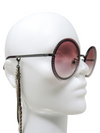 Gafas "424S Interlocking CC Logo Oversize Sunglasses"