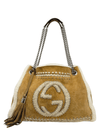 Bolso "Gucci Soho Shearling Medium Chain-Strap Tote Bag"