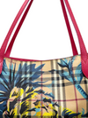 Bolso "Haymarket Check Floral Print Small Canterbury Tote Pink"