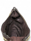 Bolso "GG Monogram Web Medium Half Moon Hobo"
