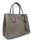 Bolso "Medium Saffiano Leather Double Prada Bag"