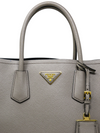 Bolso "Medium Saffiano Leather Double Prada Bag"