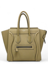 Bolso "Drummed Calfskin Micro Luggage"