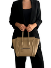 Bolso "Drummed Calfskin Micro Luggage"