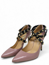 Tacones "Rockstud Accents Leather Pumps"