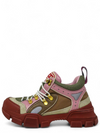 Tenis "Gucci X SEGA Mesh Calfskin Suede Flashtrek Sneakers"