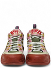 Tenis "Gucci X SEGA Mesh Calfskin Suede Flashtrek Sneakers"