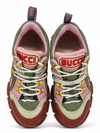 Tenis "Gucci X SEGA Mesh Calfskin Suede Flashtrek Sneakers"