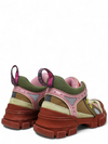 Tenis "Gucci X SEGA Mesh Calfskin Suede Flashtrek Sneakers"