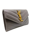 Billetera "Grain De Poudre Matelasse Chevron"