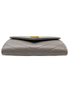 Billetera "Grain De Poudre Matelasse Chevron"