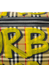 Bolso "Vintage Check Graffiti Print Sonny Bum Bag"