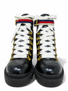 Botas "Sylvie Web Accent Leather Combat Boots"