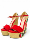 Espadrilles "Suede Floral Print Espadrilles"