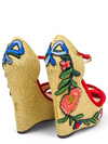 Espadrilles "Suede Floral Print Espadrilles"