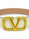 Correa "Reversibe VLogo Signature Belt In Glossy Calfskin 40 MM"