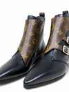 Botas "LV Monogram Leather Ankle Boots"