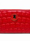Billtera "Medium Red Leather Sherton Wallet"