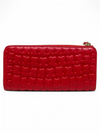 Billtera "Medium Red Leather Sherton Wallet"