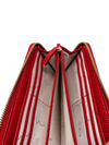 Billtera "Medium Red Leather Sherton Wallet"