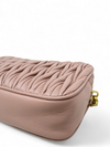 Bolso "Nappa Matelassé Double Zip Pochette Clutch"