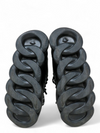 Tenis "Leather Printed Chunky Sneakers"