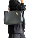 Bolso "Cynthia Medium Leather Satchel"