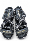 Sandalias "Cord Lambskin Quilted Logo Sandals"