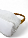 Bolso "Perforated Bamboo Handle Bag w/Pouch"