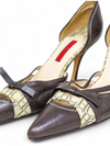 Tacones Cafés