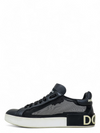 Tenis "Portofino sneakers in nappa leather and mesh"