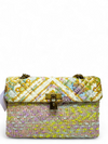 Bolso "Cream Com Rafia Brixton Bag"