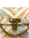 Bolso "Cream Comb Fabric Mini Brixton"