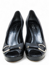 Tacones "Horsebit Accent Leather Pumps"