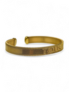 Pulsera "Mesh de Acero IP Dorado"