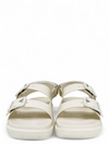 Sanadlias "Double G Logo Rubber Gladiator Sandals"