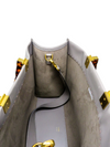Bolso "Sunshine Medium en Dove Gray Leather Shopper"