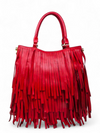 Bolso "Red Suede Gasper Tote Handbag"