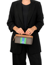 Cosmetiquera "Medium Logo Stripe Trunk Travel Case"