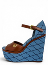 Sandalias "Denim Blossom Wedge"
