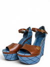 Sandalias "Denim Blossom Wedge"