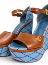 Sandalias "Denim Blossom Wedge"