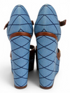 Sandalias "Denim Blossom Wedge"
