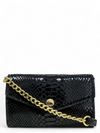 Bolso "Black Snakeskin Crossbody"