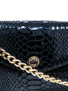 Bolso "Black Snakeskin Crossbody"